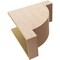 Ekena Millwork 12"W x 24"D x 24"H Classic Alpine Rough Cedar Woodgrain TimberThane Corbel, Primed Tan CORUR12X24X24ALPRCPR - alternate 4